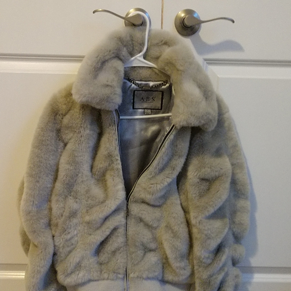 Abs faux fur jacket!   Awesome..